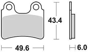TRW -Bremsbeläge MCB 766 Bio -Standard