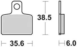 TRW -Bremsbeläge MCB 767 Bio -Standard