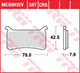 TRW BREAKPAD MCB 893 SV Sintered Metall