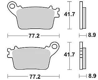 TRW Bremsbelastung MCB 784 Sinterd Metall