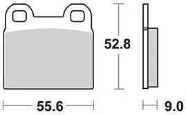 TRW Bremsbeläge MCB 95 Bremsbelag MCB 95 Bio-Standard