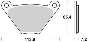 TRW BREAKPAD MCB 97 Bio -Standard