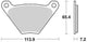 TRW BREAKPAD MCB 97 Bio -Standard