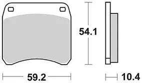 TRW -Bremsbelastung MCB 99 Bio -Standard