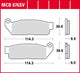 TRW BREAKPAD MCB 876 SV Sintered Metall