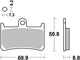 TRW BREAKPAD MCB 611 TRQ SINT.METAL RACING