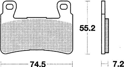 TRW BREAKPAD MCB 703 TRQ SINT.METAL RACING