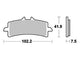 TRW BREAKPAD MCB 792 TRQ SIN.METAL RACING