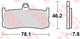 TRW BREAKPAD MCB 816 TRQ SIN.METAL RACING