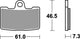 TRW Bremsblock MCB 810 SV Sintered Metall