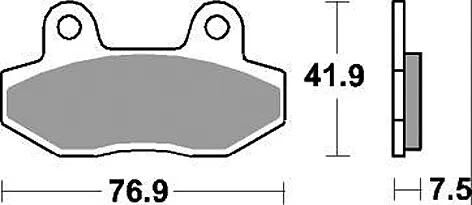 TRW -Bremsbeläge MCB 822 Bio -Standard