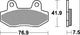 TRW Bremsblock MCB 822 SV Sintered Metall