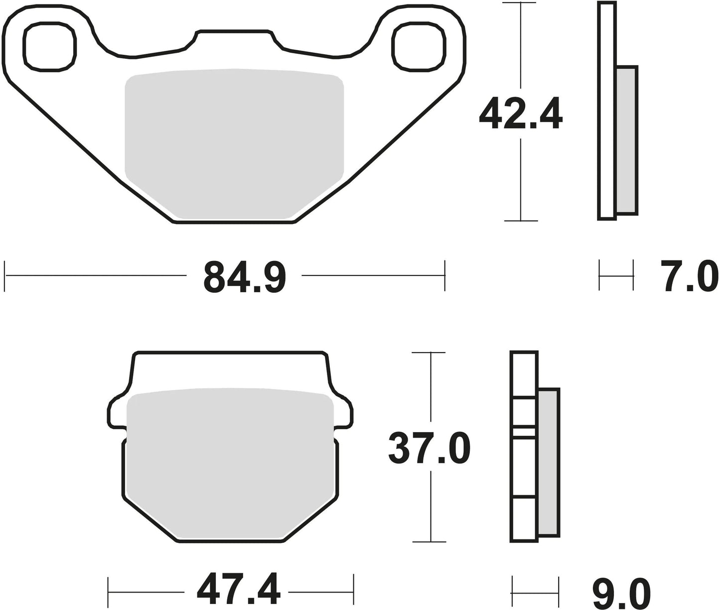 TRW BREAKPAD MCB 519 EC Bio