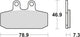 TRW BREAKPAD MCB 557 SRM Sintered Metall