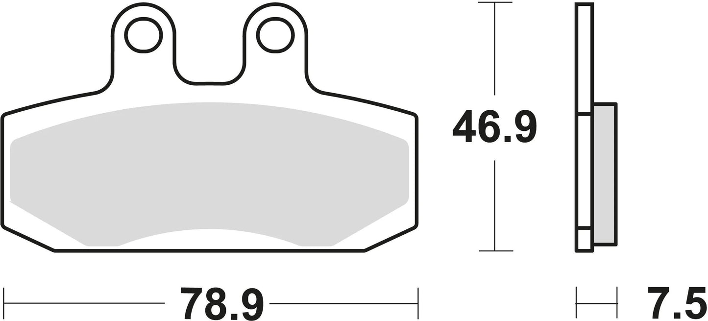 TRW BREAKPAD MCB 673 EC Bio