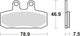 TRW BREAKPAD MCB 673 EC Bio
