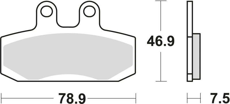 TRW BREAKPAD MCB 673 EC Bio