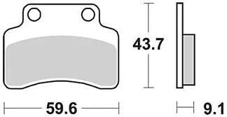 TRW BREAKPAD MCB 694 EC Bio