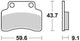 TRW BREAKPAD MCB 694 EC Bio