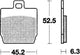 TRW BREAKPAD MCB 701 EC Bio