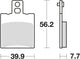 TRW -Bremsbeläge MCB 708 EC Bio