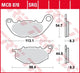 TRW BREAKPAD MCB 878 TRQ SINT.METAL RACING