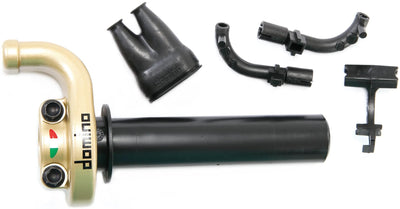 Domino Gasdrehgriffhalterung kre03 . Gasgriffe Aluminium Go 2-Zug KR03
