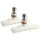 Edge Bremsbelagsatz V-Brake 72mm Weiß