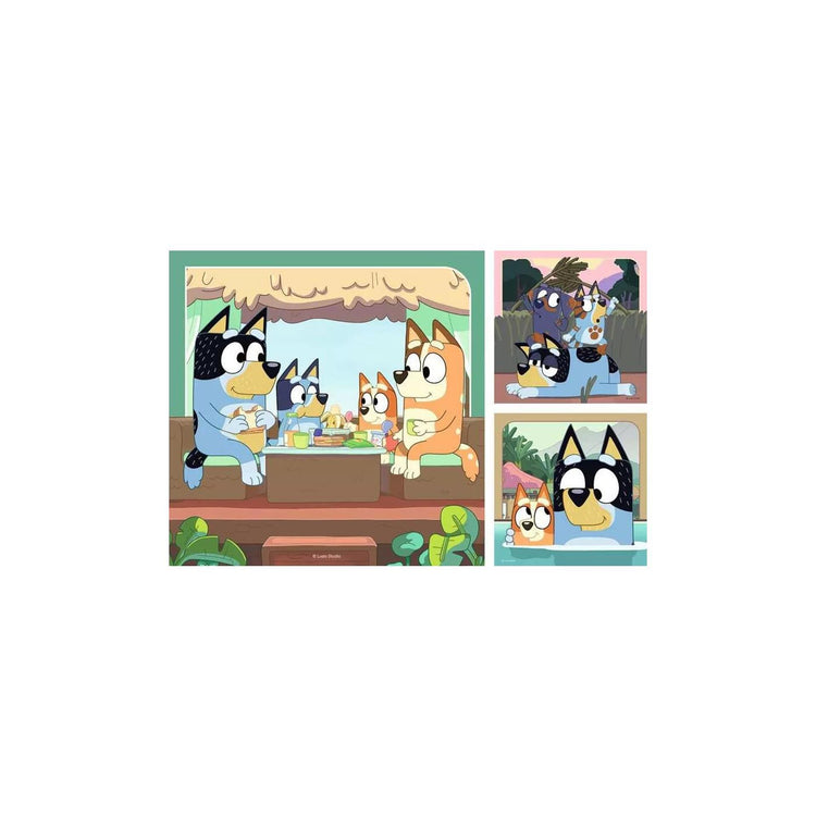 Ravensburger - The Adventures of Bluey Leg Puzzle 3x49st.