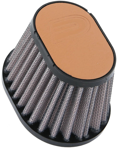 DNA Sportluftfilter Leder Top Sport Luftfilter 100 x 75 mm Braun