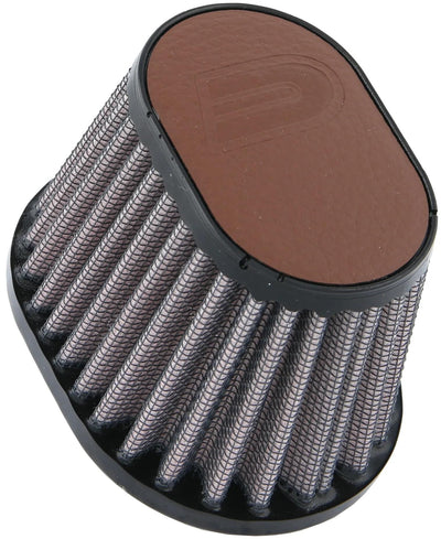 DNA Sportluftfilter Leder Top Sport Luftfilter 100 x 75 mm Braun