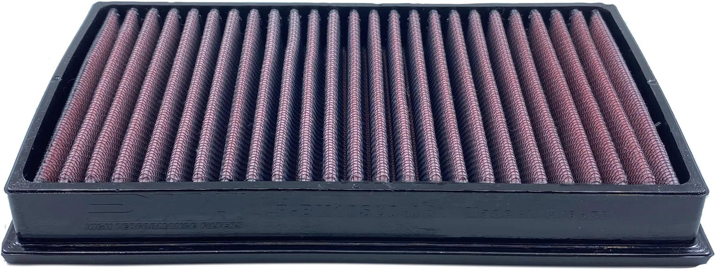 DNA Austauschbares Luftfilter -Rennspann. Luftfilter schwarz