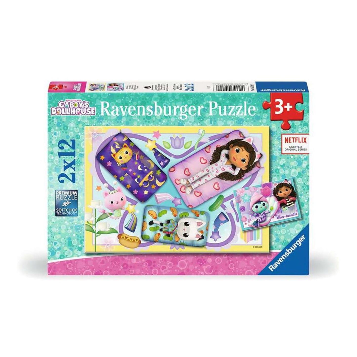 Ravensburger - Gabbys Puppenhaus -Puzzle 2x12 Teile