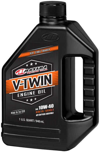 Maxima Rennöle Motoröl Maxima V-Twin Mineral 10W-40 946 ml