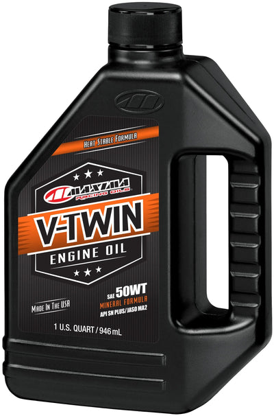 Maxima Rennöle Motoröl Maxima V-Twin Mineral SAE 50W 946 ml