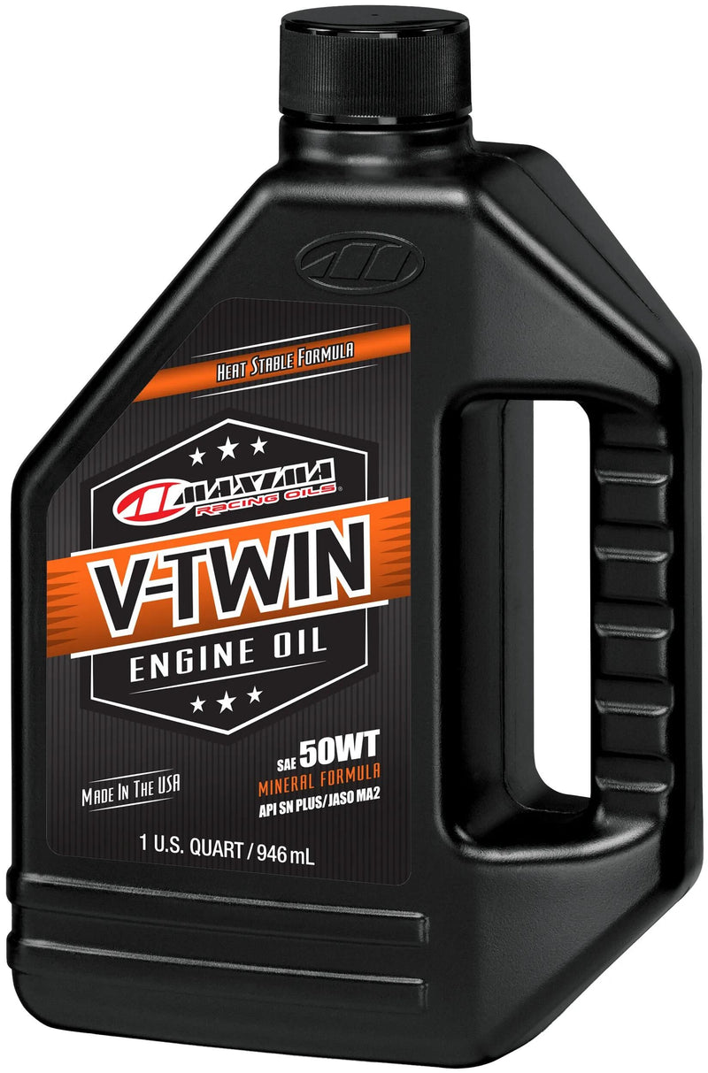 Maxima Rennöle Motoröl Maxima V-Twin Mineral SAE 50W 946 ml
