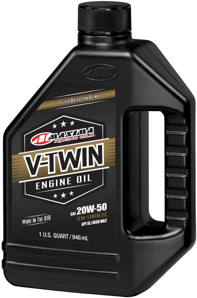 Maxima Racing Oils Motoröl Maxima V-Twin VOLLSTÄNDIGER SYNTH. 20W-50 946ml