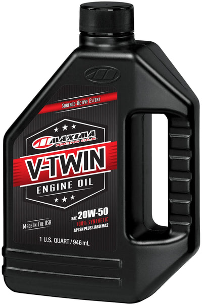 Maxima Rennöle Motoröl Maxima V-Twin Vollsynt. 20W-50 946ml