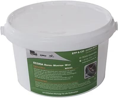 Ecora Reifenmontagewachs Reifenmontagewachs weiß 3 kg Eimer