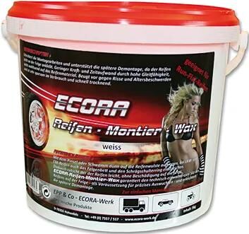 Ecora Reifenmontagewachs weiß 5 kg Eimer
