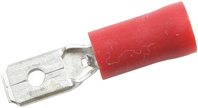 Spahn Flachstecker Flachstecker isoliert rot 100Stk.