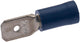 Spahn Flachstecker Flachstecker isoliert blau 100Stk.