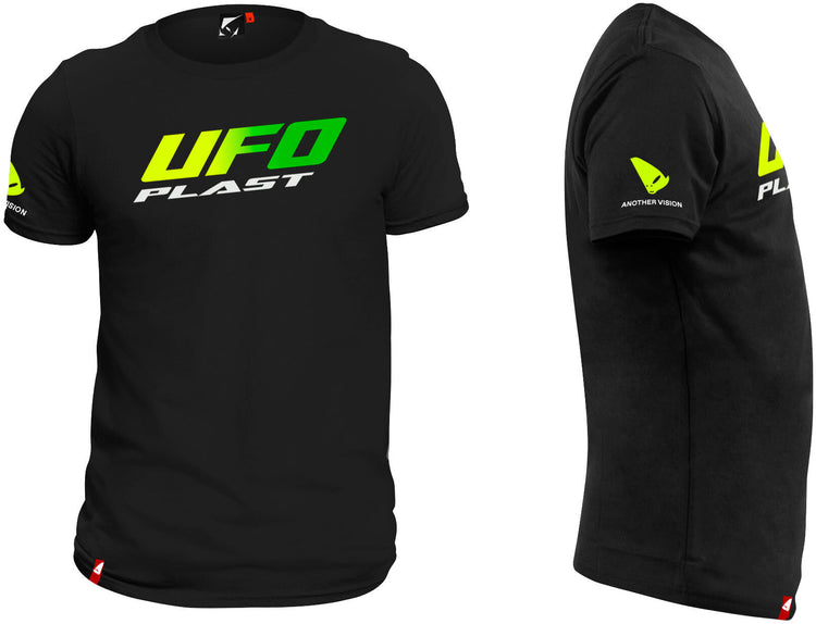 UFO Pinkeln T-Shirt Freizeitshirt UFO Schwarz Grün Gr. s