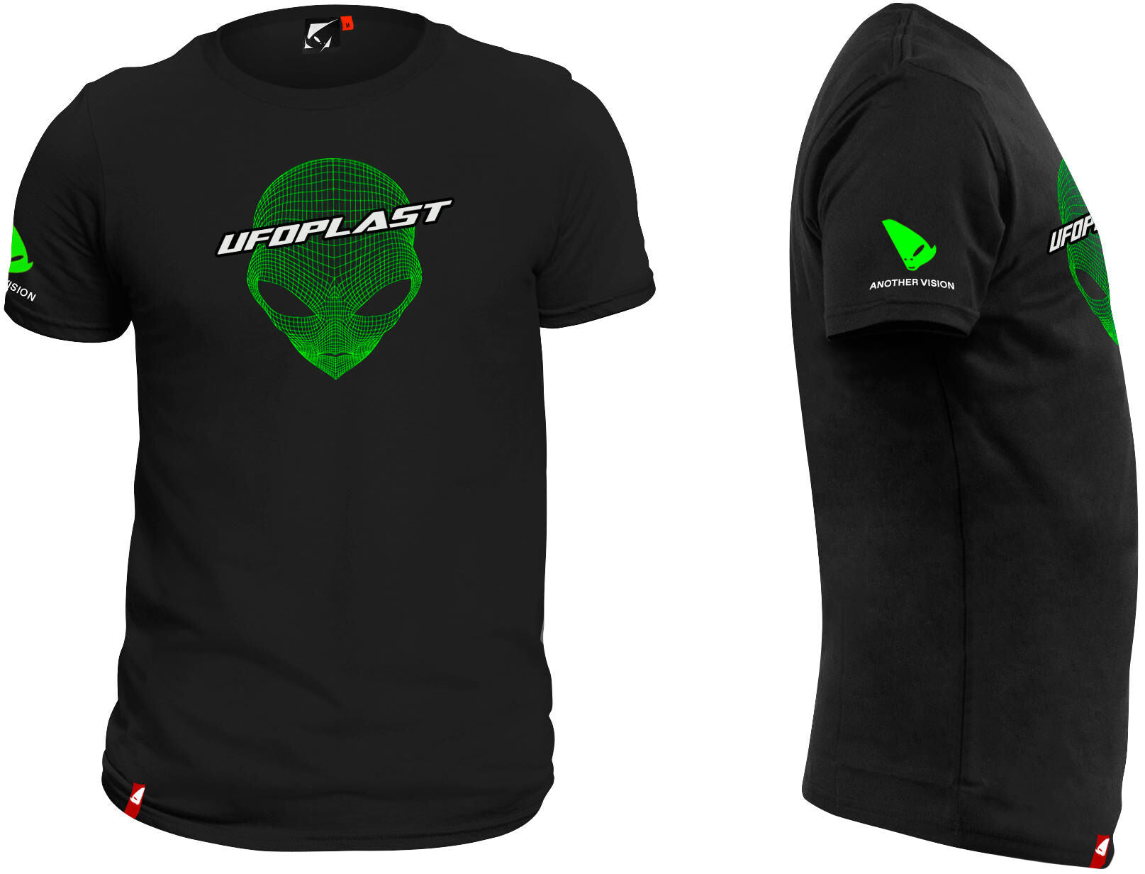 Ufo Pinkeln T-Shirt Freizeitshirt UFO Schwarz Gr. m