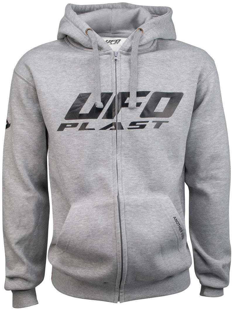 UFO Plast UFO Jacke Plast Hoodie Sweatshirt UFO Grau Gr. l