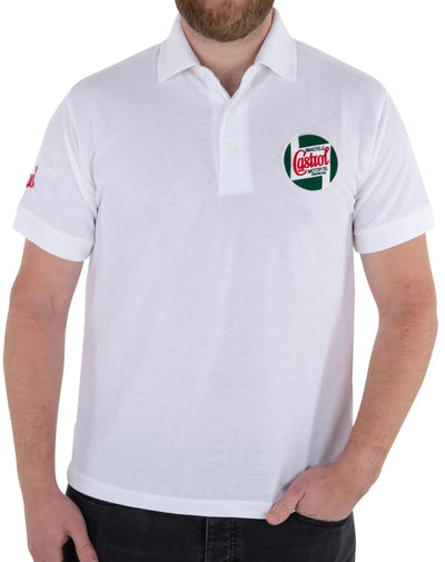 Castrol Classic Polo Shirt Polo Shirt Classic White Gr. L 50