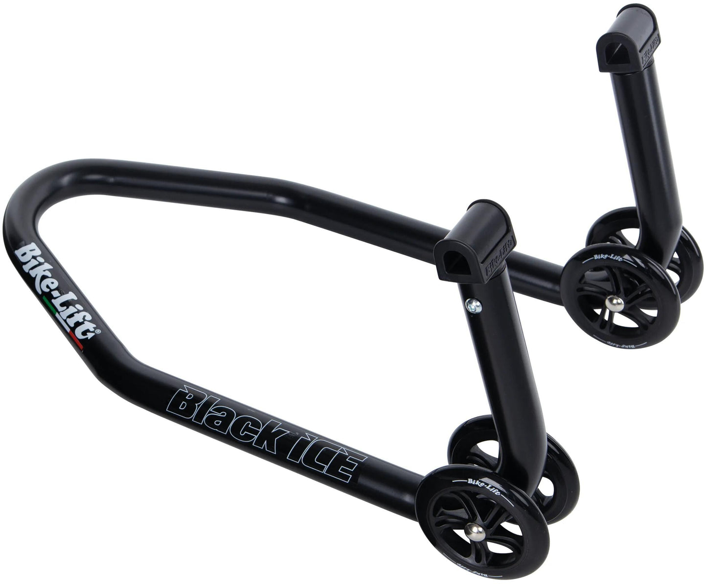Bike-Lift Fahrradlift Fahrerlagerständer Black Ice Bi-FS Montagetest. Glatteis vor der Universität