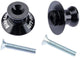 Bike-Lift Fahrradlift Prismenbuchsenadapter f. V-Mount 6mm schwarz