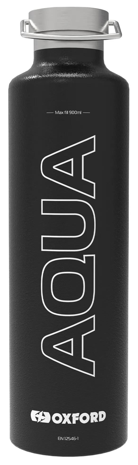 Oxford Trinkflasche Wasserflasche schwarz 1l