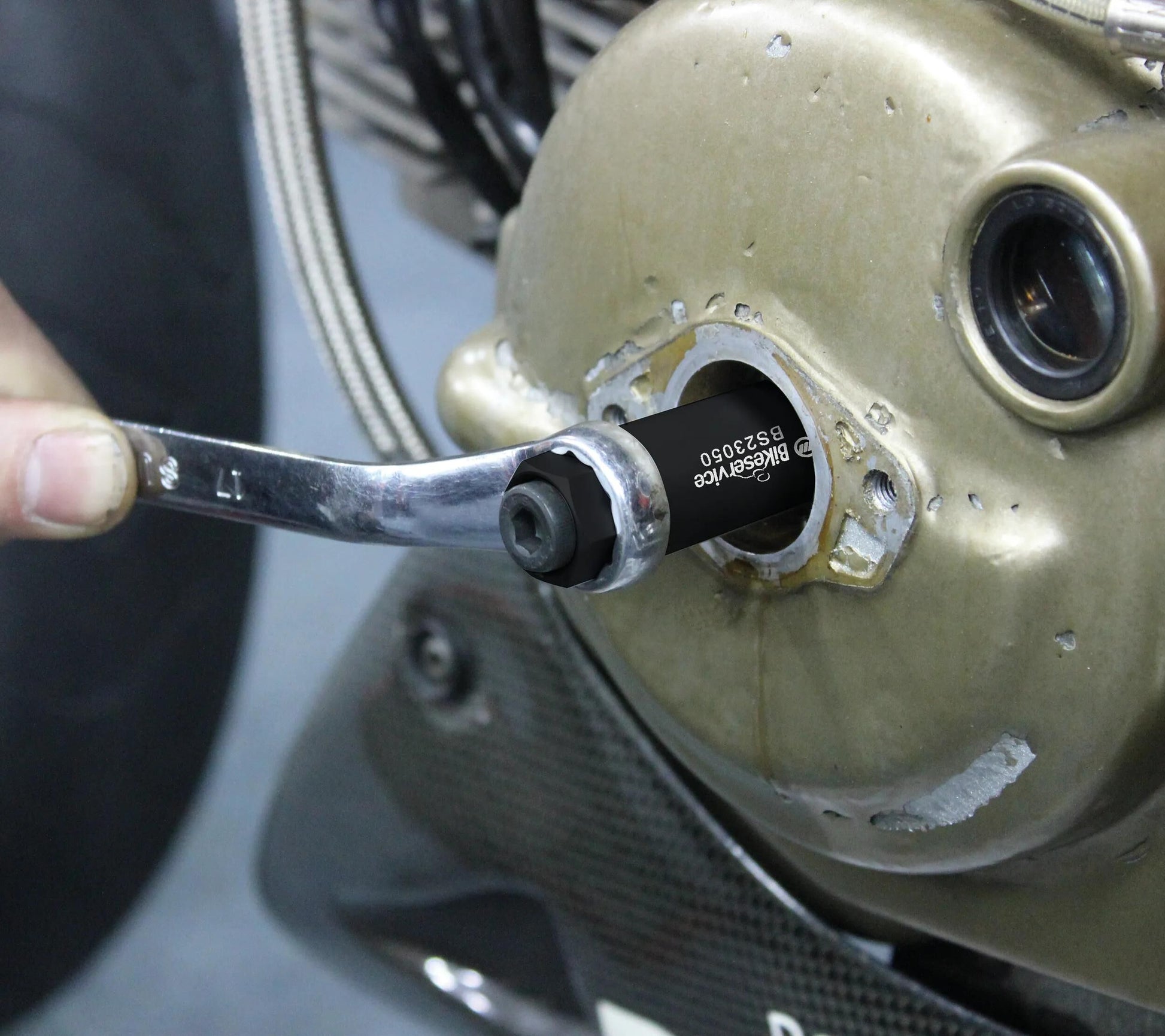 BikeService WRKZ Kurbelwellenrotation 17 mm